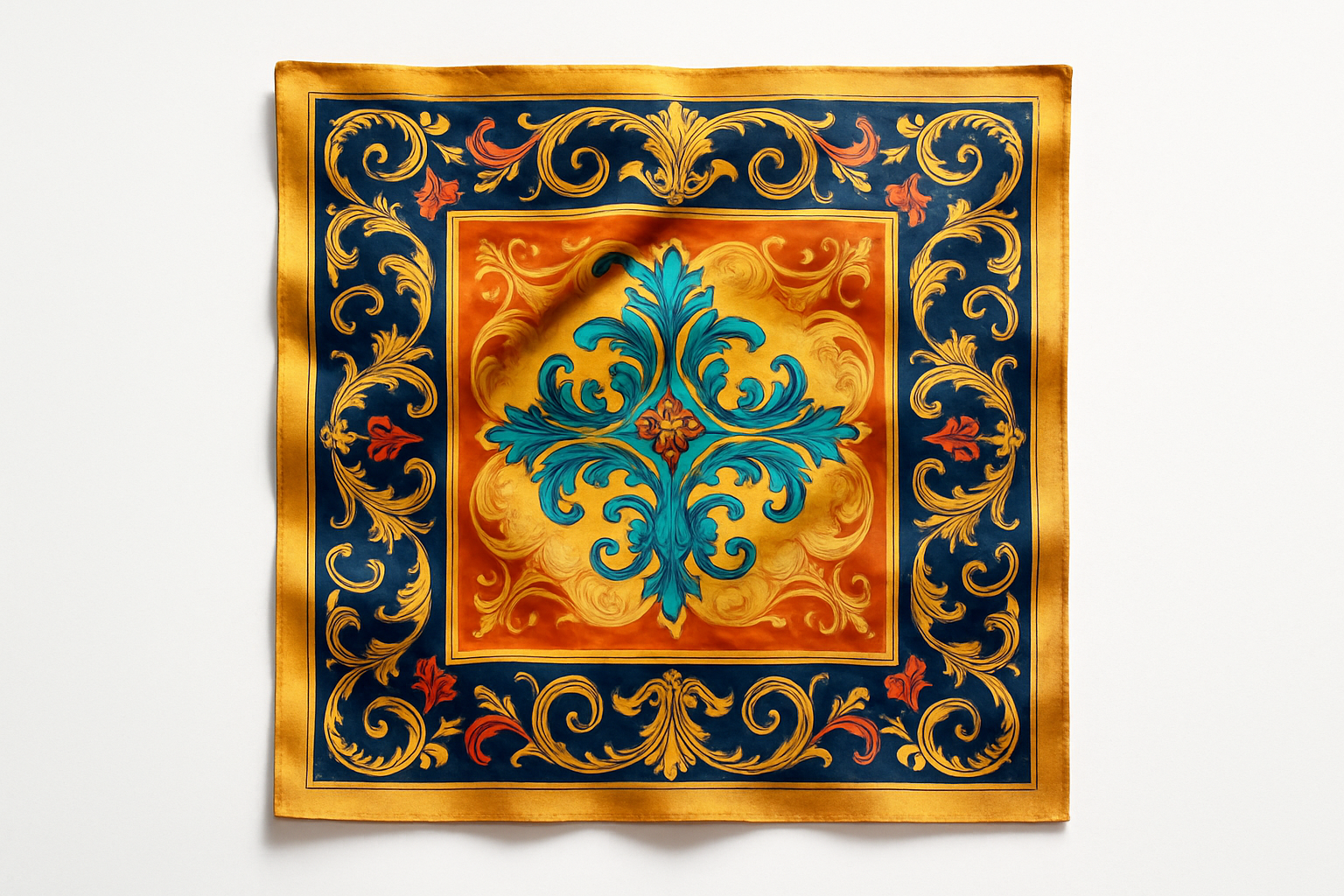 10x10 silk scarf